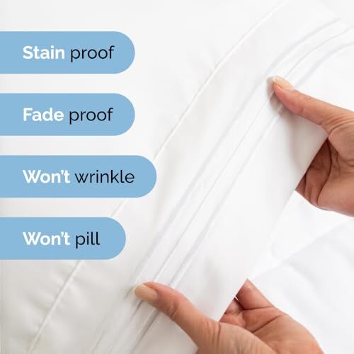 Queen Size 4 Piece Sheet Set - Comfy Breathable & Cooling Sheets - Hotel Luxury - Picture 4 of 7