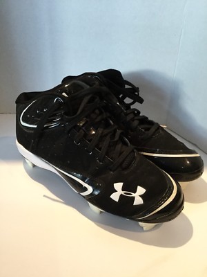 Under Armour Men’s size 9 Cleats ART No. 1206182-011 FTY NO EVU black white s-l400.jpg main image 2