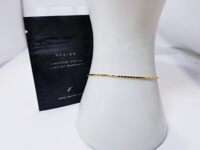 Vacier Gold Wire Chain Bracelet -VB21