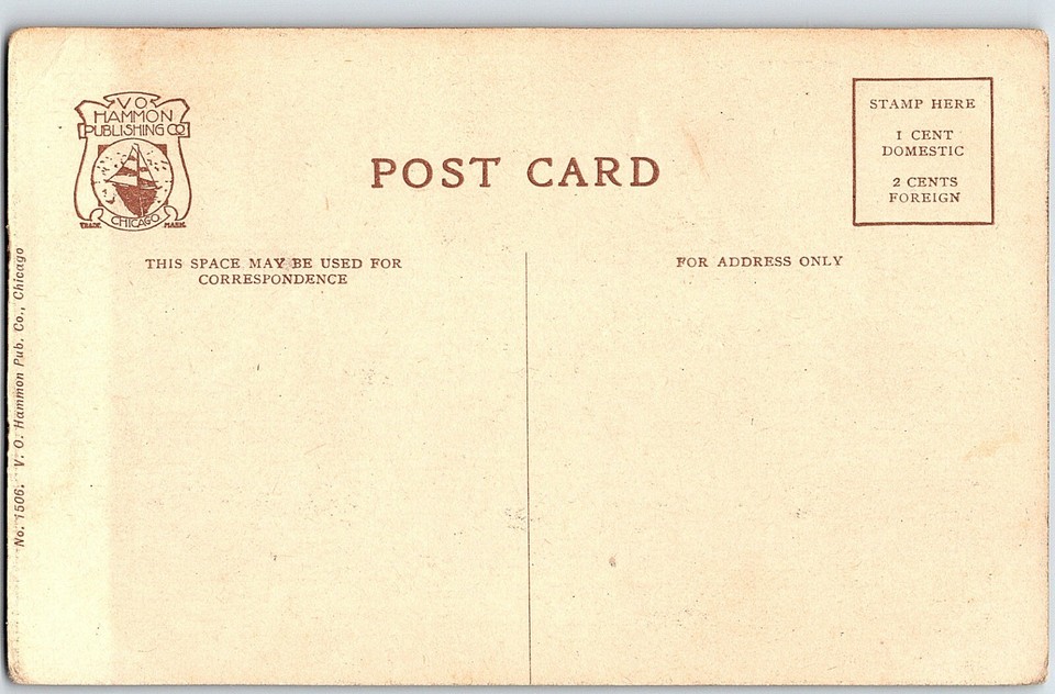 C1910 Postcard Old Hudson Bay Block House Sault Ste Marie Ontario Stone