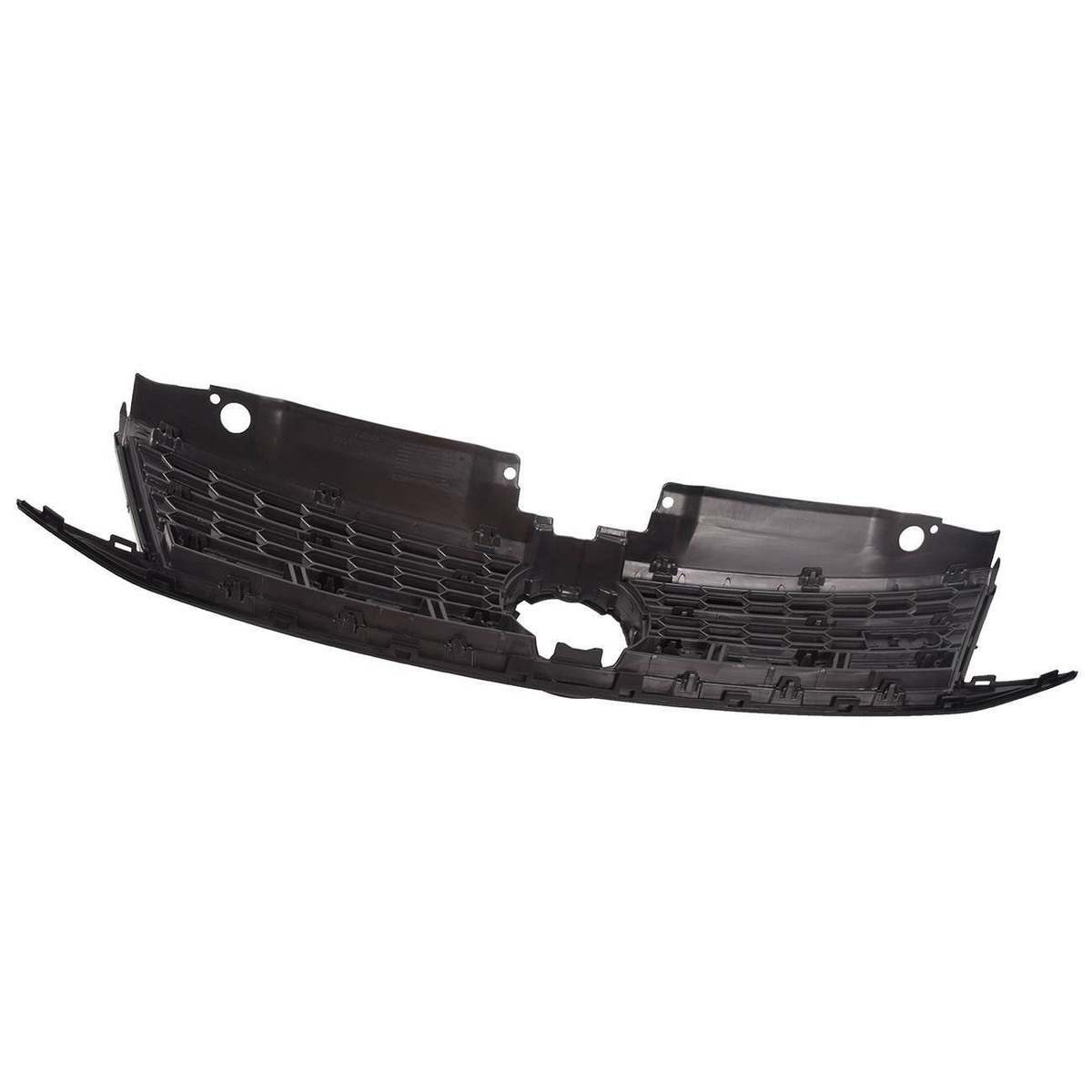 Chrome Mesh Front Bumper Grille For 2015-2018 VW Volkswagen Jetta - Black & ABS Plastic