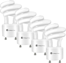 Xtricity Compact Fluorescent GU24 2 Prong Light Bulb Base, T2 Mini Spiral, 13W 