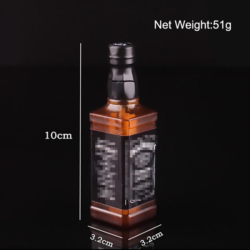 Creative Novelty Wine Bottle Butane Cigarette Lighter Car Ornament Collectible