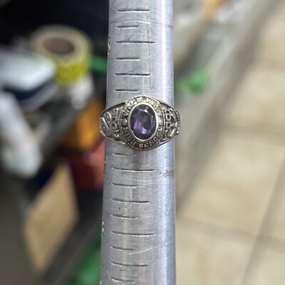 2001 Hart High School Class Ring 10k White Gold Jostens