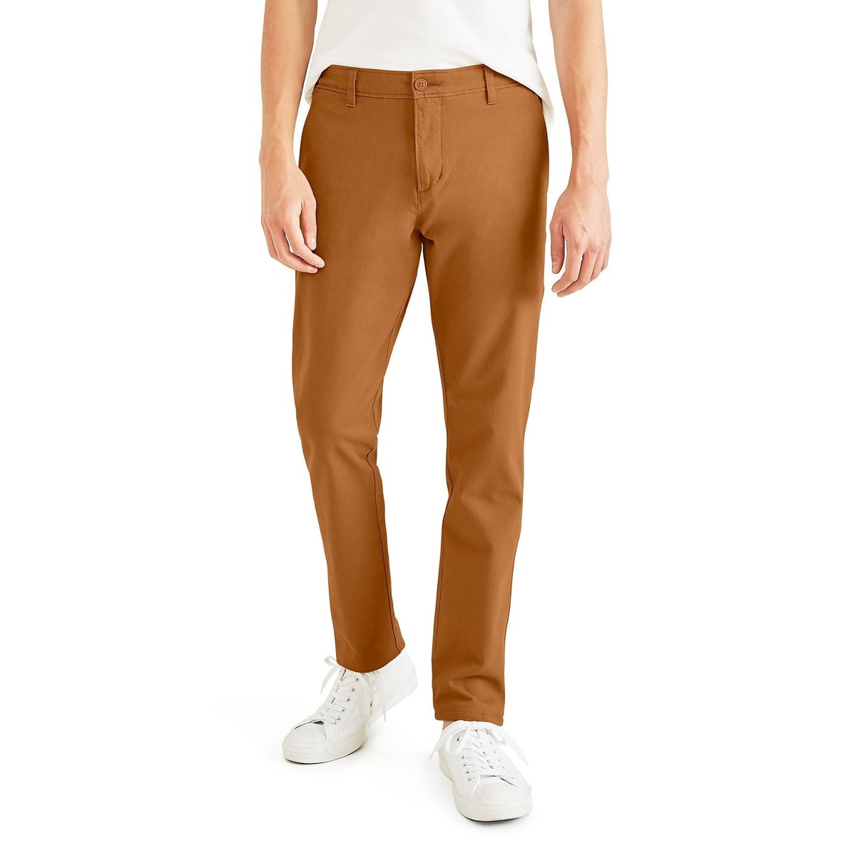 Dockers DARK GINGER Men's Slim Fit Smart 360 Flex Ultimate Chino