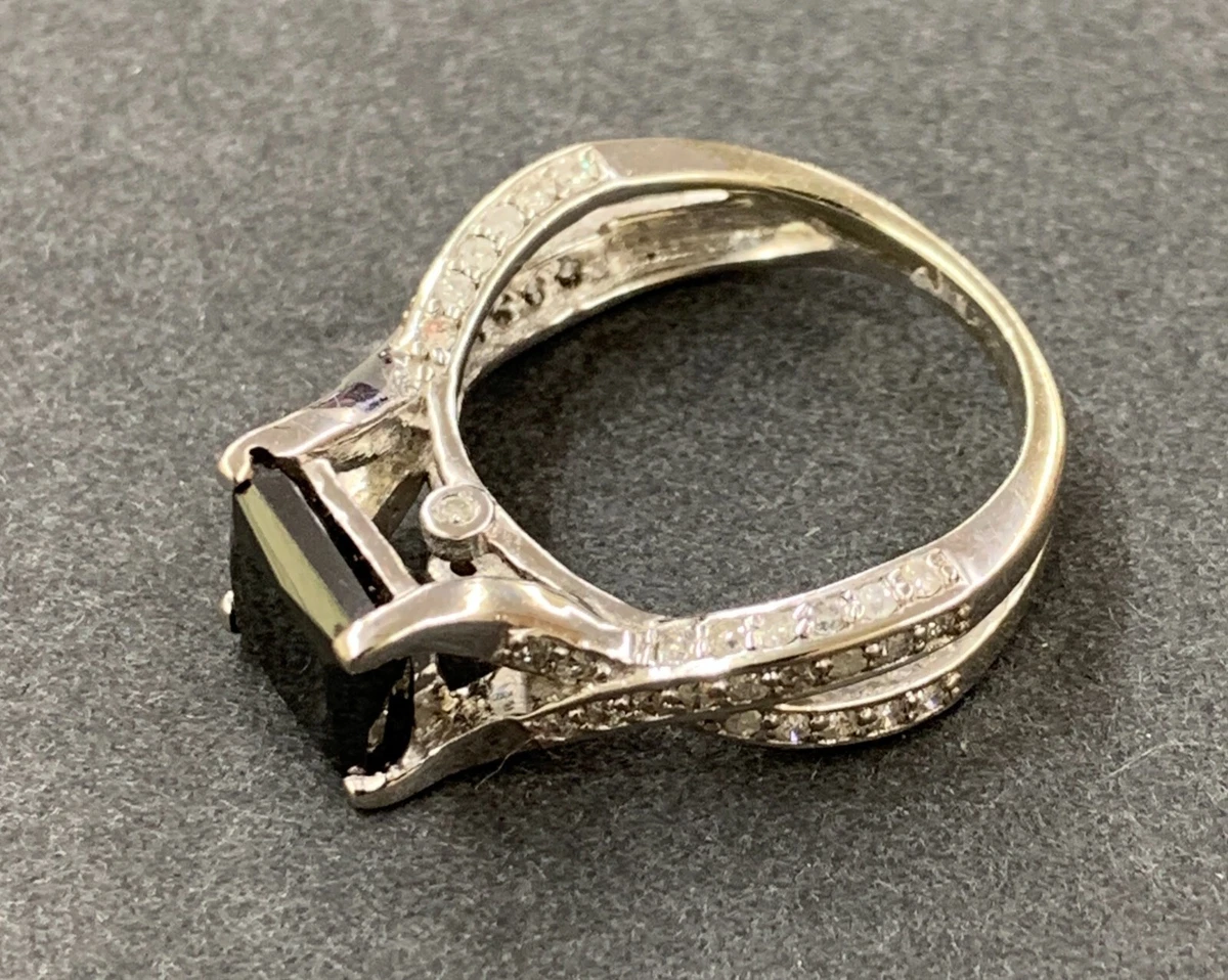 Ebay black 2024 diamond ring