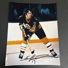 Ken Linseman Signed 8x10 Boston Bruins Sportsworld