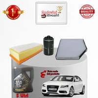 Inspektionskit Filter Und ÖL Audi A4 IV B8 1.8 Tfsi 118KW 160CV Von 2008->