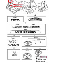 Capot Toyota LANDCRUISER