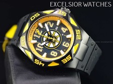 Invicta Men's 52mm NHL Coalition Forces NH35A AUTOMATIC Black Yellow SS Watch