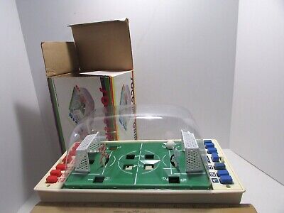 Vintage 2 Player SOCCER GAME! Box Table Top w/ Dome Push Buttons  Non-Electronic