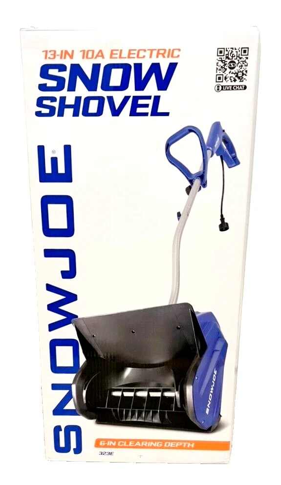 Snow Joe 323E 13 inch 10 Amp Electric Snow Shovel Blue NEW IN ORIG. BOX