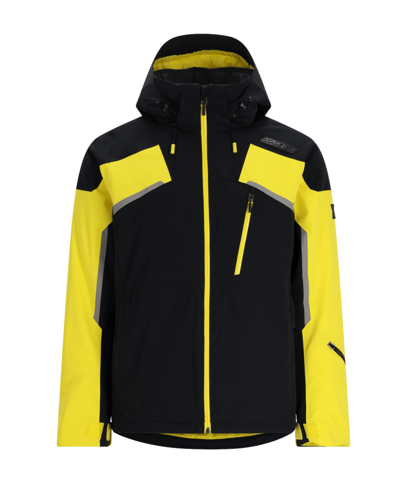 Spyder スキーウェア イエロー　ブラック Spyder Leader Ski Jacket - Men's - Large / Acid Yellow | eBay