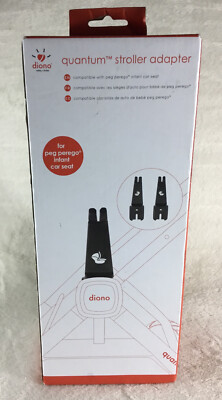 Diono Quantum Stroller Adapter for Peg Perego Car Seats, Black