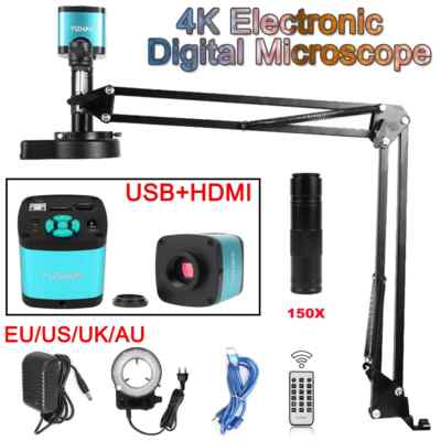 48MP 4K 1080P HDMI USB Industrial Video Digital Microscope
