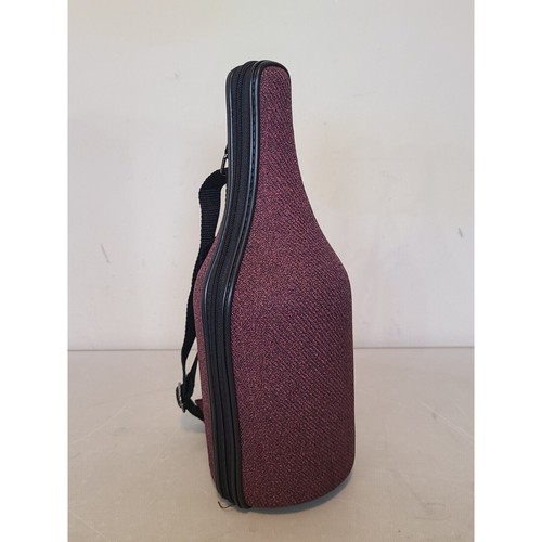 The Caddy O Wine Bottle Carrying Tote NEW with BOX & Corkscrew Chiller Burgundy - Picture 4 of 22