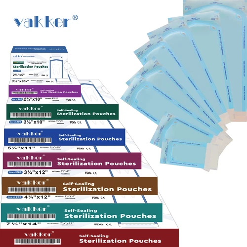 Vakker Dental Self Seal Sterilization Pouches Autoclave Sterilizer Bag - product listing photo