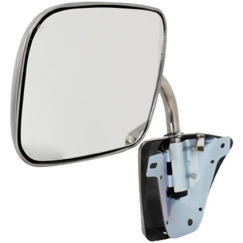 Fits 73-91 GM TRUCK MANUAL MIRROR STAINLESS STEEL L=R LOW MOUNT 78-91 GM VAN