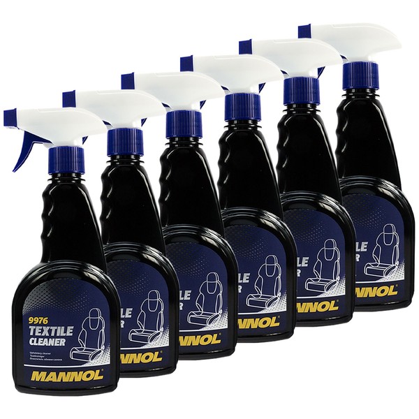 Mannol 6X 500 Ml Textile Cleaner Sitz + Polster Reiniger FußMatten Reinigung-image