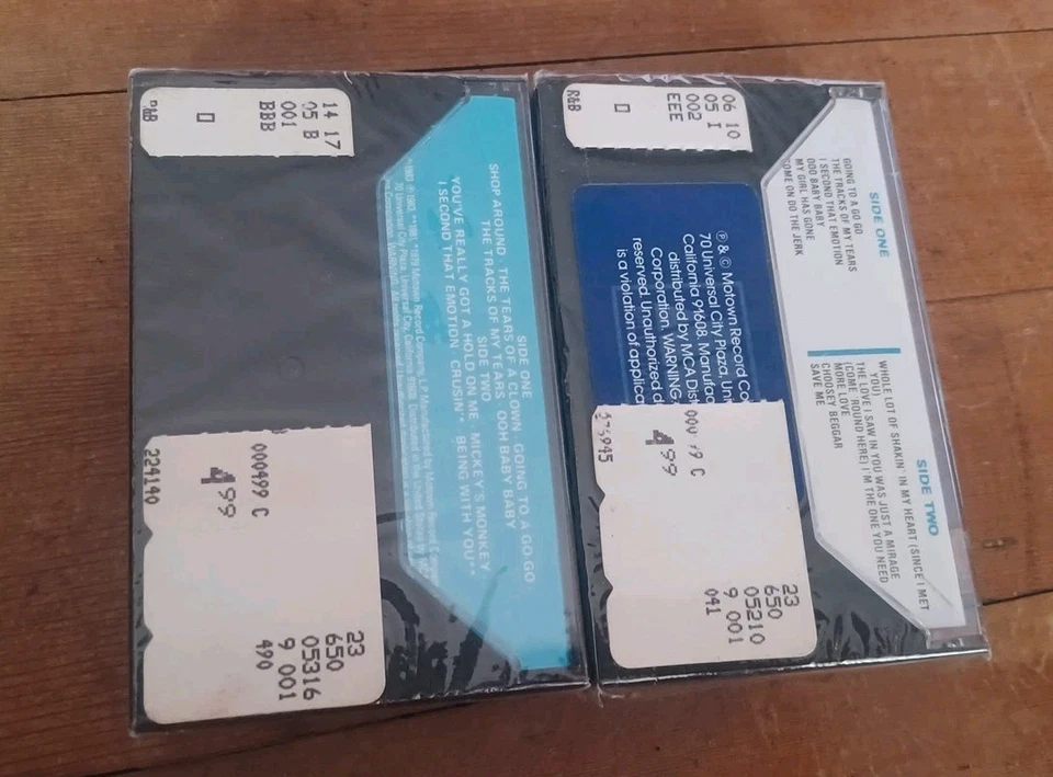 Smokey Robinson & The Miracles-Greatest Hits & 25 Anniversary Cassette Tape New - Image 2 of 2