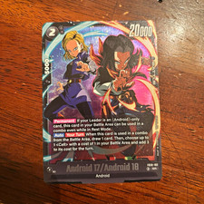Bandai Dragon Ball Super Card Game Android 17 / Android 18 FB10-102 SR Holo