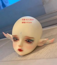 Muñeca articulada cabeza separada 1/3 BJD cabeza de elfo niña muñeca Gaiya sin maquillaje facial