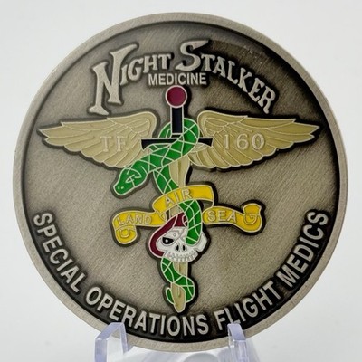 160th SOAR Night Stalker Flight Medic Challenge Coin TF-160 Special Ops