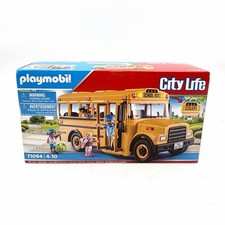 Playmobil City Life School Bus Set 71094 46 Pieces NEW  Sealed
