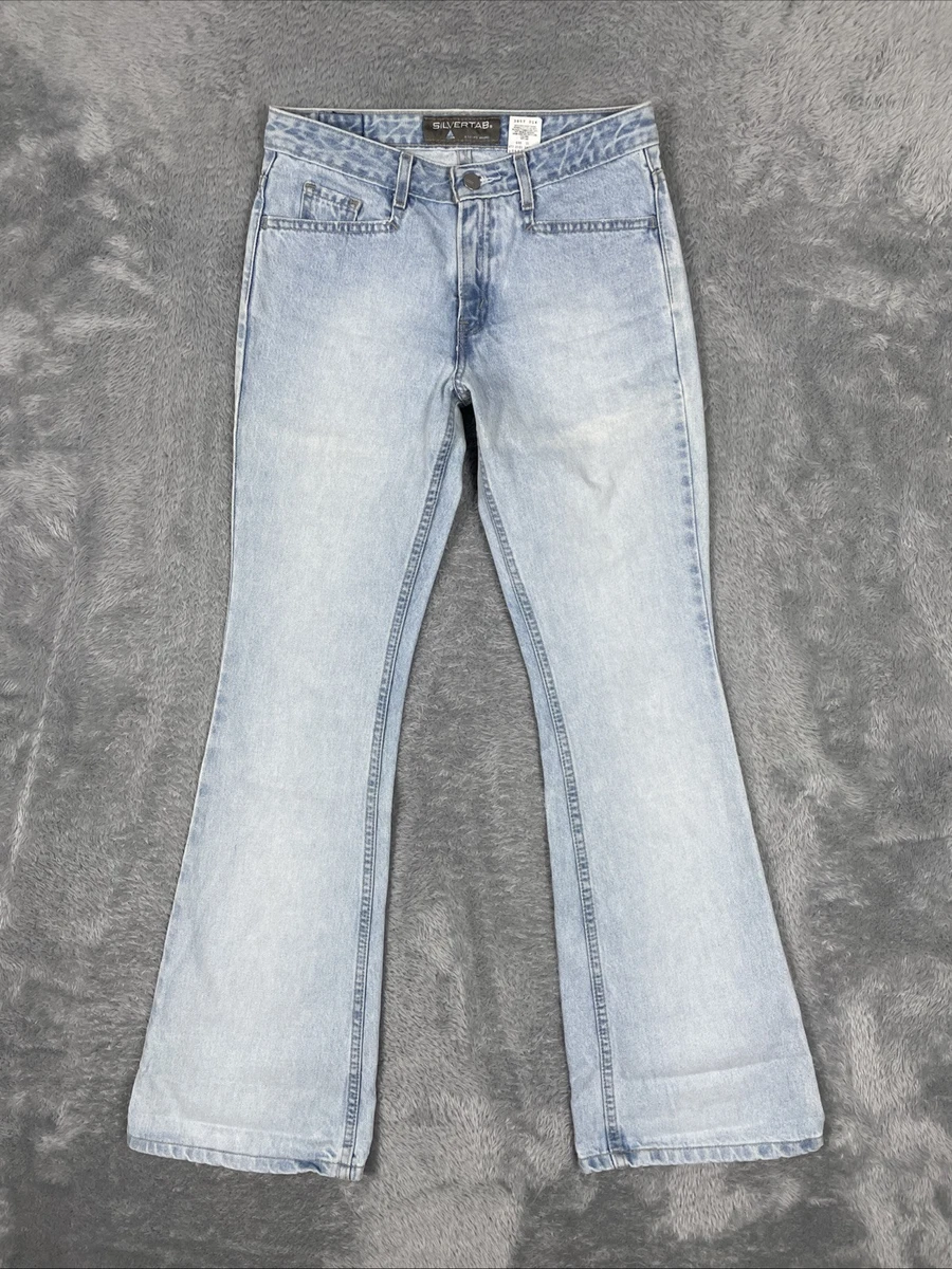 Jean B2 Blue 2 Cult Femme Taille 27 - Bootcut Light Wash Déchiré 33cm
