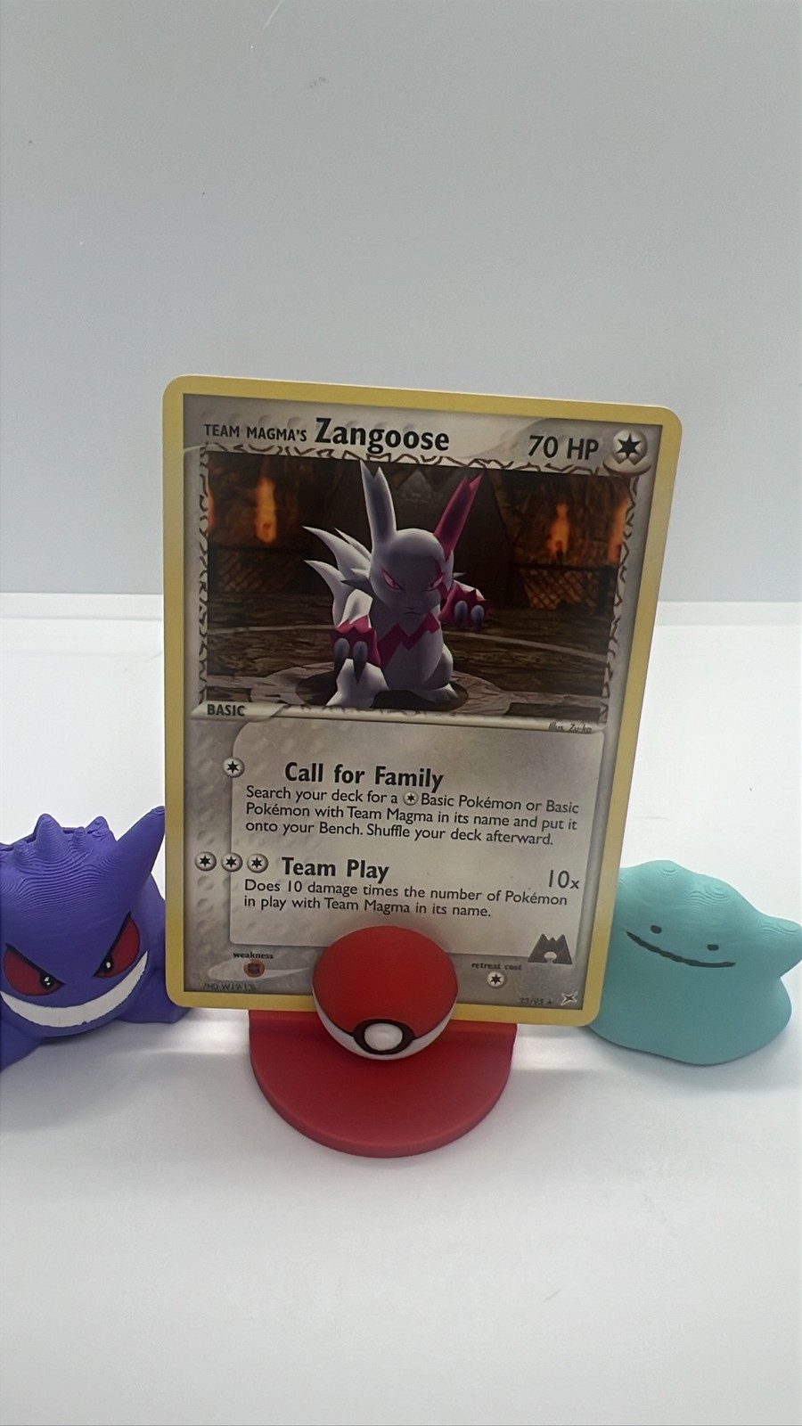 Team Magma's Zangoose 23/95 EX Team Magma vs Team Aqua Pokemon Card