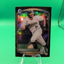 2025 Bowman - Chrome Prospects Nick Kurtz #BCP-114 Reptilian Refractor (RC)