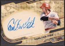 2025 Topps Diamond Icons Chrome Superfractor Carlton Fisk ON CARD AUTO 1/1 HOF