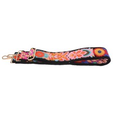Floral Guitar Crossbody Bag Strap Replacement Embroidered Purse Strap
