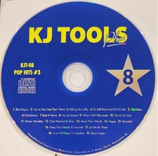 KJ TOOLS KJT08 CDG Karaoke Disc POP Hits 3 Killing Me Softly Let Me Be There