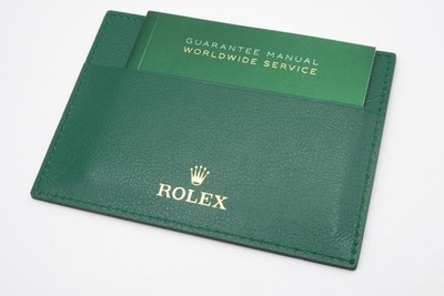 Rolex Kartenetui und Booklet neues Modell 2024-25