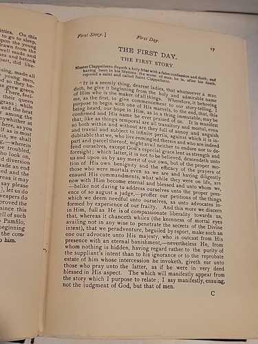 Das Decameron von Boccaccio. The Bibliophilist Society, London UK - Anfang 1900 sehr guter Zustand - Bild 11 von 16