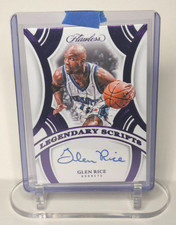 2024-25 Flawless Glen Rice Legendary Scripts Autograph Amethyst #2/3 AUTO