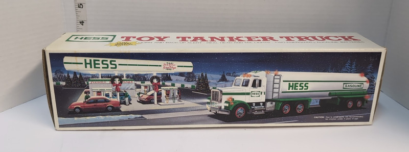 1990 Hess Toy Tanker Truck clean and new in box