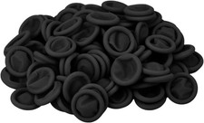 200 Pcs Finger Cots, Disposable Protectors, Latex Medium, Black