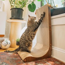 Necoichi Cardboard Cat Scratcher Wall for Indoor Cats - Cat Scratching Board,...