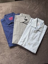 Herren, Hemden, Marke: Hugo Boss+Eterna+Olymp, Größe: 42/43, grau + lila + blau