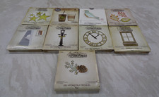 Lot of 9 Sizzix Cutting Die Jim Holtz Alterations