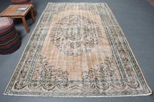 Decorative Rug, Floral and Paisley Design, 5,5x9,1 ft