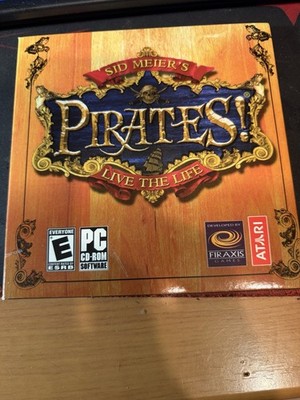 Sid Meiers Pirates Live The Life PC CD-ROM Discs & Case Good Condition
