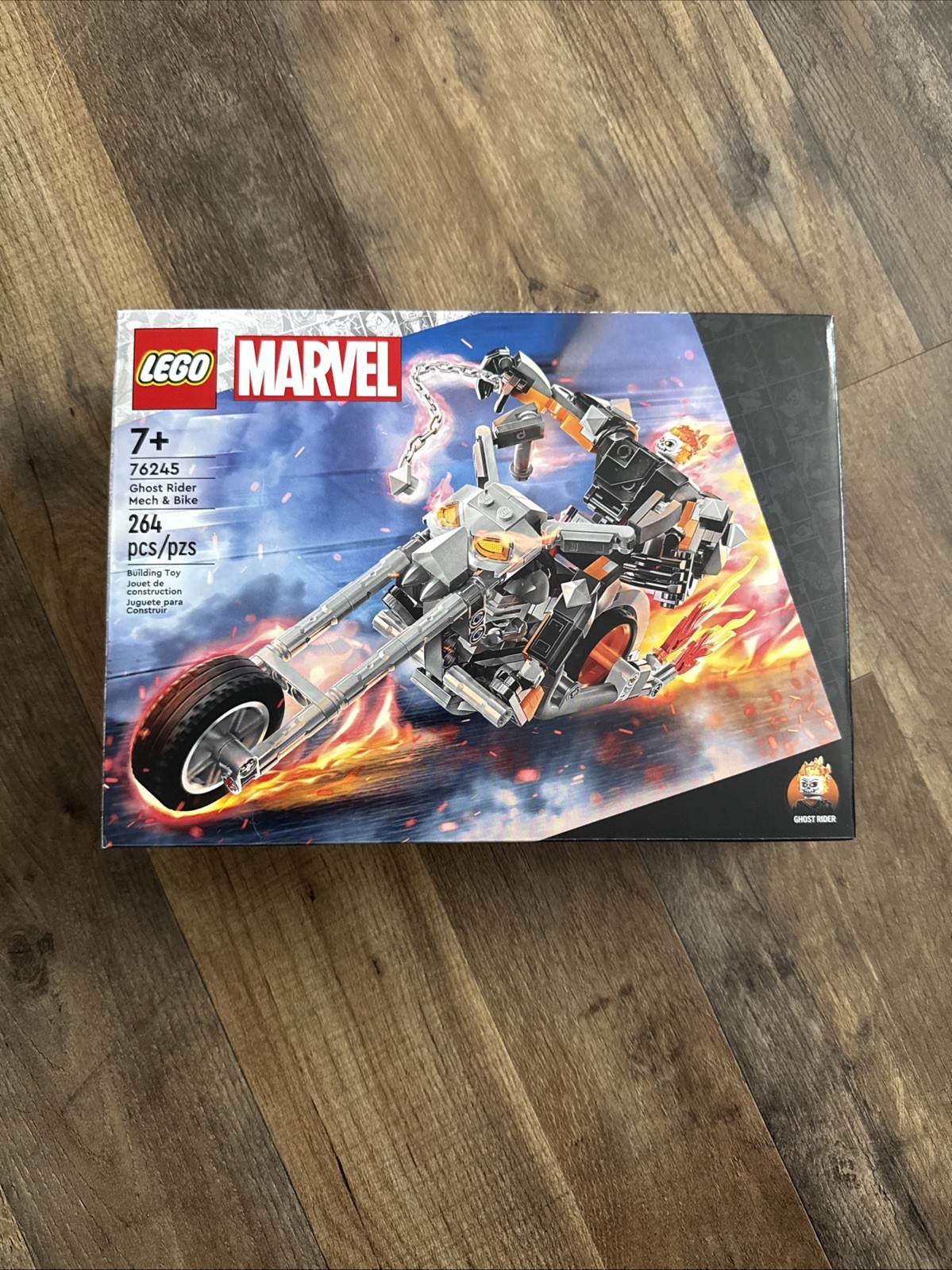 LEGO Marvel Ghost Rider Mech & Bike 76245 Complete Set 264 P
