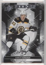 2019-20 SPx Rookies 194/349 Tier 1 Rookies Karson Kuhlman #89 7l6