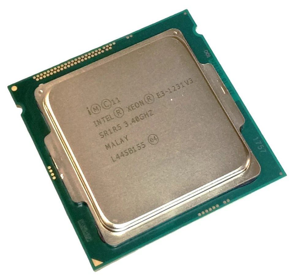 Intel Xeon E3-1231 v3 – 4‑Kern Prozessor, 3,4 GHz, Sockel LGA1150, SR1R5 - Bild 1 von 1