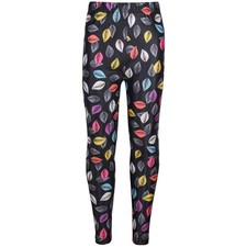 Kids Girls Leaves Leggings Elasticated Waist Comfortable Summer Fashion Bottoms