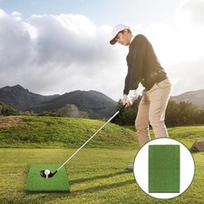 3-in-1 Golf Hitting Mat 24  x16  Tri-Turf Practice Turf Mat for Indoor  Outdoor