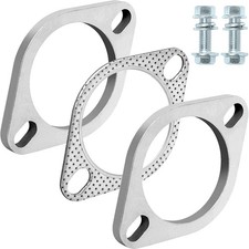 Exhaust Flange Connection Kit Stainless Steel 2 Bolt 2 Inch51mm Exhaust Fla...